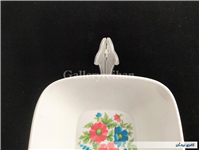 کاسه ملامین قدیمی طرح گل 