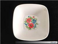 کاسه ملامین قدیمی طرح گل 