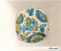 کاسه ملامین قدیمی طرح گل 