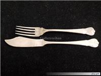 چاقو کره خوری و چنگال نوربلین روکش نقره 