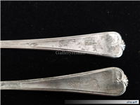 2عدد چنگال قدیمی نوربلین انگلیس روکش نقره 