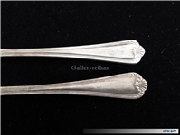 2عدد چنگال قدیمی نوربلین انگلیس روکش نقره 