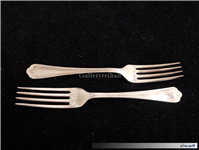 2عدد چنگال قدیمی نوربلین انگلیس روکش نقره 