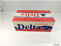 500 عدد پاکت نامه قدیمی خام مارک دلتا 