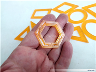 شابلون قدیمی و نوستالژی مدل اشکال هندسی 