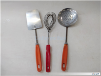 کفگیر و ملاقه و همزن قدیمی نوستالژی 