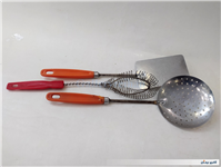 کفگیر و ملاقه و همزن قدیمی نوستالژی 