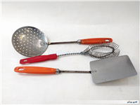 کفگیر و ملاقه و همزن قدیمی نوستالژی 