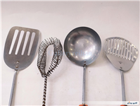 کفگیر و ملاقه و همزن قدیمی نوستالژی 