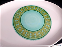 2 عدد دیس قدیمی ملامین طرح سبز 