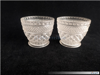 یک جفت قندان طرح خشتی پلاستیکی قدیمی 