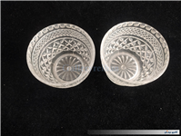 یک جفت قندان طرح خشتی پلاستیکی قدیمی 