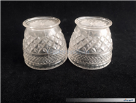 یک جفت قندان طرح خشتی پلاستیکی قدیمی 