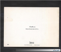 کارت پستال چاپ انگلستان طرح خیابان روستایی 