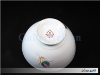 کاسه روسی نقاشی دست قدیمی طرح گل سیب 