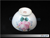 کاسه روسی نقاشی دست قدیمی طرح گل سیب 