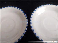 جفت دیوارکوب قدیمی قلم آبی لبه طرحدار