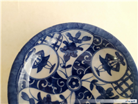 دیوارکوب یا نعلبکی قلم آبی قدیمی طرح خاص 