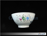 کاسه روسی نقاشی دست قدیمی طرح گل 