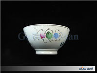 کاسه روسی نقاشی دست قدیمی طرح گل 