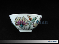 کاسه چینی قدیمی ساخت روسیه طرح گل 