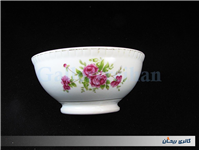 کاسه چینی قدیمی گل سرخی بسیار زیبا 