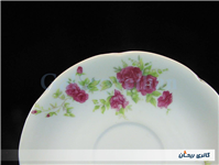 دیوارکوب یا زیر فنجانی گل سرخی قدیمی