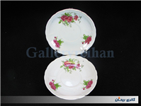 2 دیوارکوب یا نعلبکی طرح گل سرخی قدیمی 