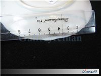 2 دیوارکوب یا نعلبکی طرح گل سرخی قدیمی 