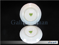 2 دیوارکوب یا نعلبکی طرح گل سرخی قدیمی 