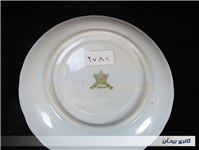 2 دیوارکوب یا زیرفنجانی طرح گل سرخی قدیمی