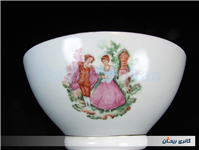 کاسه چینی قدیمی طرح لیلی و مجنون 