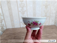 کاسه چینی قدیمی گل سرخی زیبا سایز کوچک 