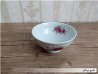 کاسه چینی قدیمی گل سرخی زیبا سایز کوچک 