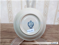 دیوارکوب یا نعلبکی قدیمی قلم آبی طرح منظره 