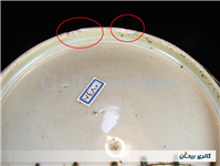 کاسه چینی نقاشی دست سایز غول پیکر قاجاری 