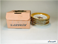 6عدد نعلبکی قدیمی ساخت ایران طرح عکسی 