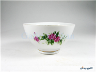 کاسه چینی قدیمی گل سرخی زیبا سایز کوچک