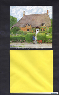 کارت پستال انتشارات وودفیلد چاپ انگلستان