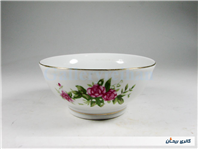 کاسه چینی قدیمی گل سرخی بسیار زیبا 