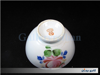 کاسه روسی نقاشی دست قدیمی طرح گل سیب