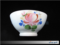 کاسه روسی نقاشی دست قدیمی طرح گل سیب