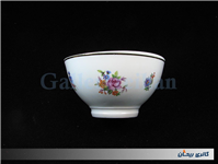 کاسه روسی قدیمی طرح گل ها رنگی 