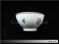 کاسه روسی قدیمی طرح گل ها رنگی 