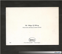 کارت پستال چاپ انگلستان طرح نقاشی روستا 