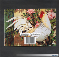 کارت پستال انتشارات وودفیلد طرح خروس سفید