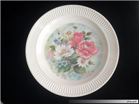 دیس قدیمی ملامین گرد طرح دسته گل