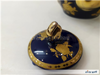 قوری چینی سرمه ای بزرگ لیلی و مجنون زیبا