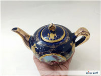 قوری چینی سرمه ای بزرگ لیلی و مجنون زیبا