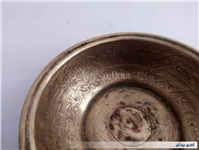کاسه یا پیاله دعا برنجی نقش برجسته قدیمی